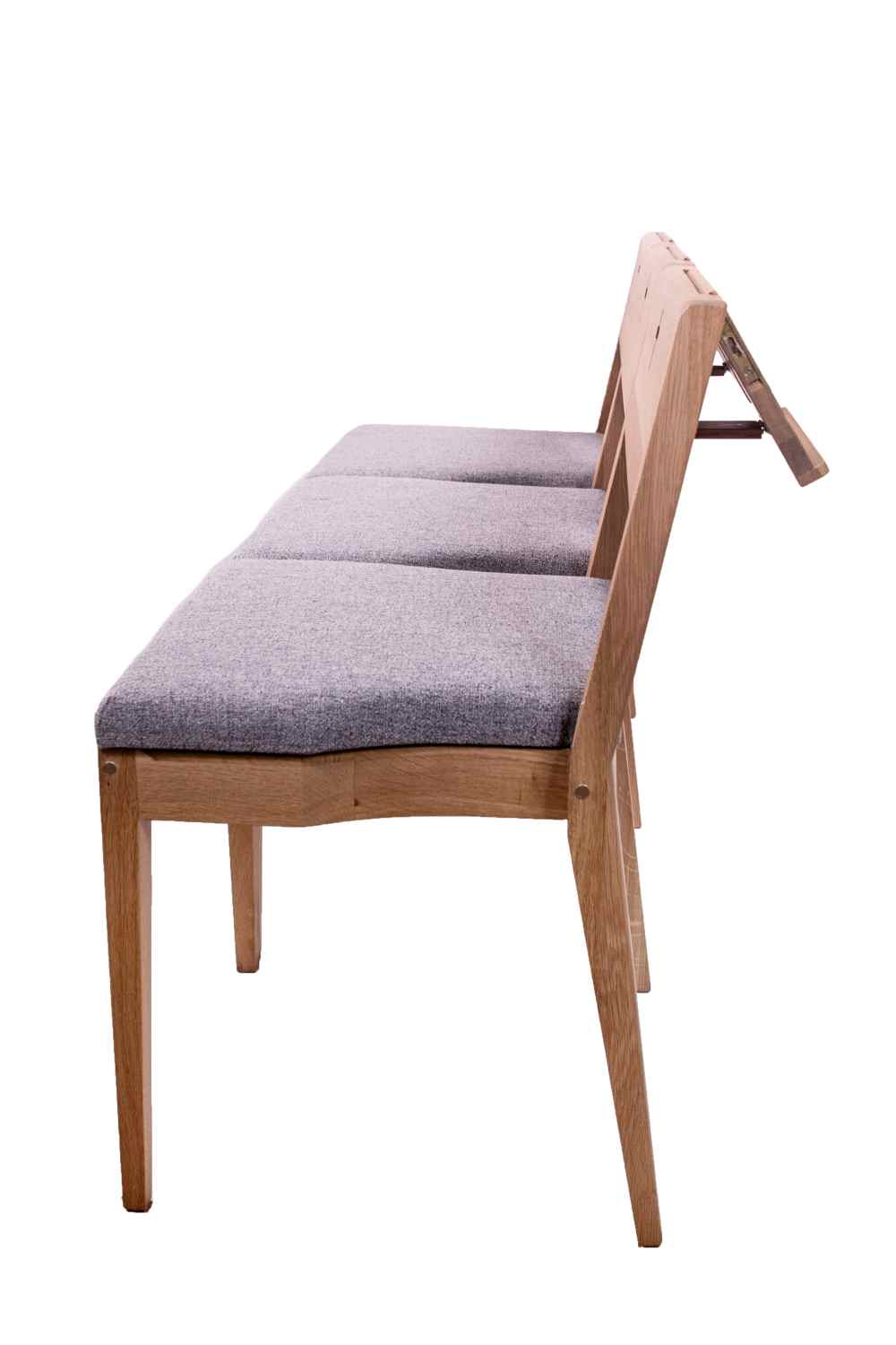church chairs - modern bench seating. Made in Slovakia.